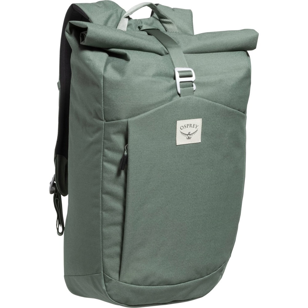 Osprey Arcane Roll Top Commuter Bag – 22L Laptop Backpack in Pine Leaf Green